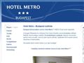 http://www.hotelmetrobudapest.hu ismertető oldala